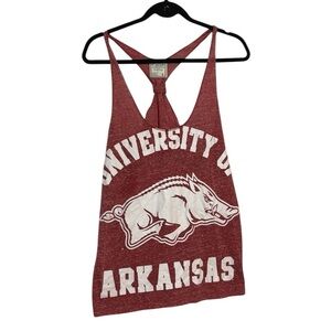 PINK Victoria’s Secret Collegiate Collection tank Arkansas Razorbacks